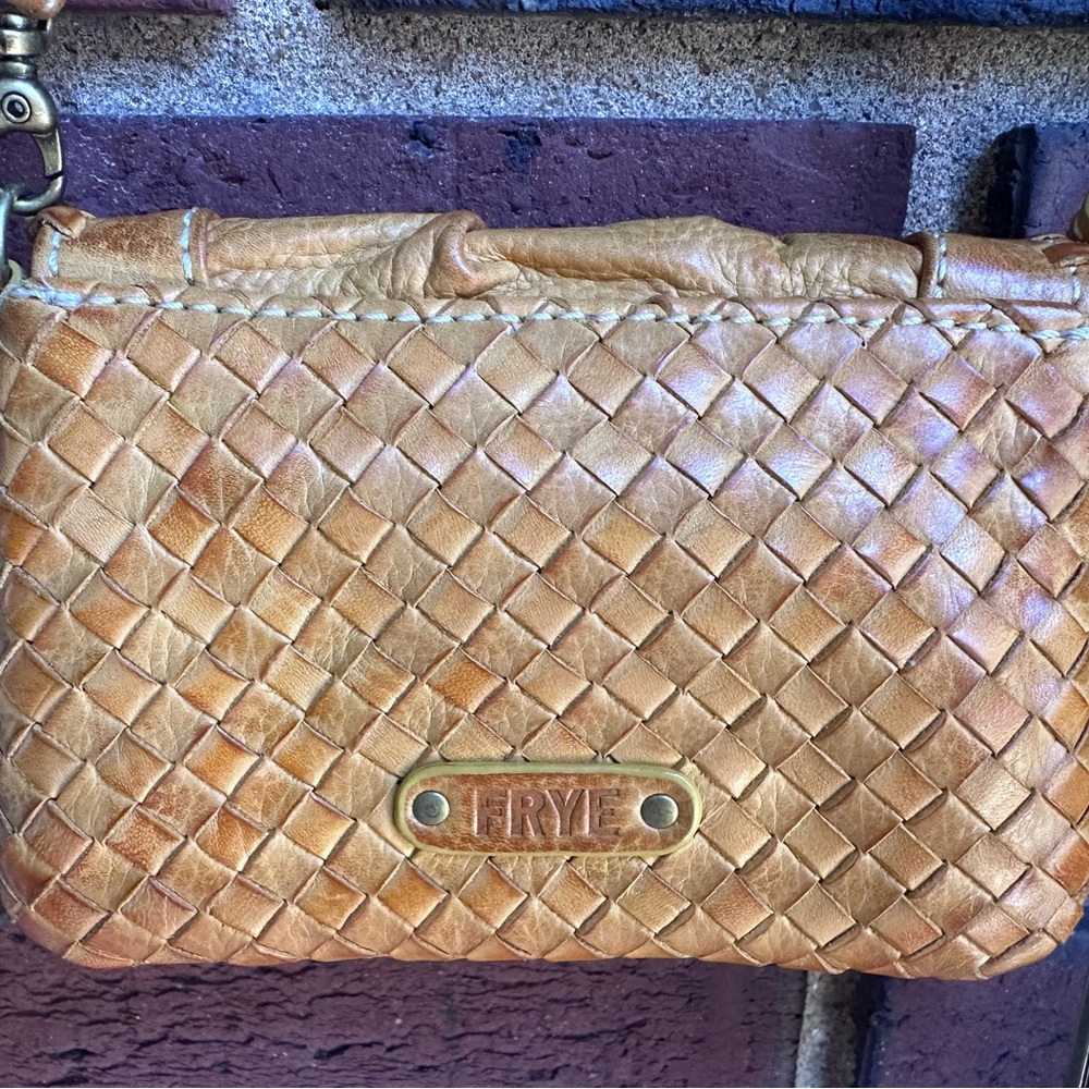 Frye mini leather crossbody with multiple braided straps - Picture 3 of 11